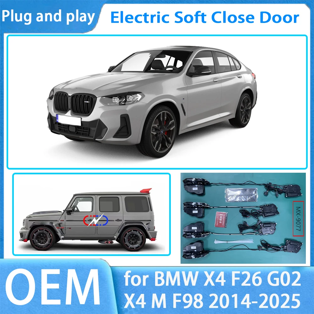 

for BMW X4 F26 G02 X4 M F98 2014-2025 OEM Car Soft Close Door System Automatic Electric Auto Pull Power Latch Power