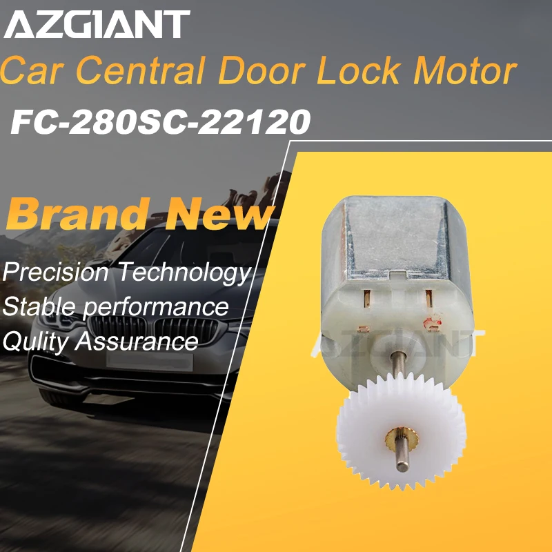 

AZGIANT Car Door lock with adjusting motor For VW Passat B5 B5.5 MK5/Lupo FC-280SC-22120 36 teeth Carbon Brush Holder tools