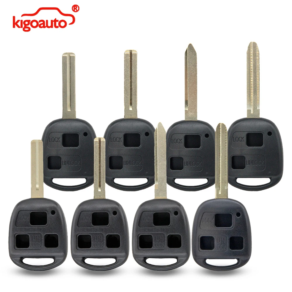 

Корпус для ключа-брелока Kigoauto TOY41/TOY43/TOY47/TOY48 для Toyota Camry, Rav4, Corolla, Prado, Yaris, Tarago, Cruiser, Land Cruiser