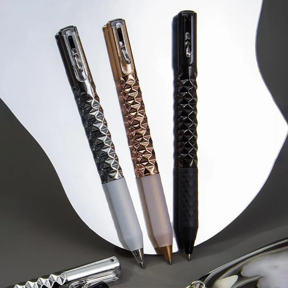 

Crinkle Textured Sensory Pen With Gel Ink Retractable Quick Dry Gel Pens For Students