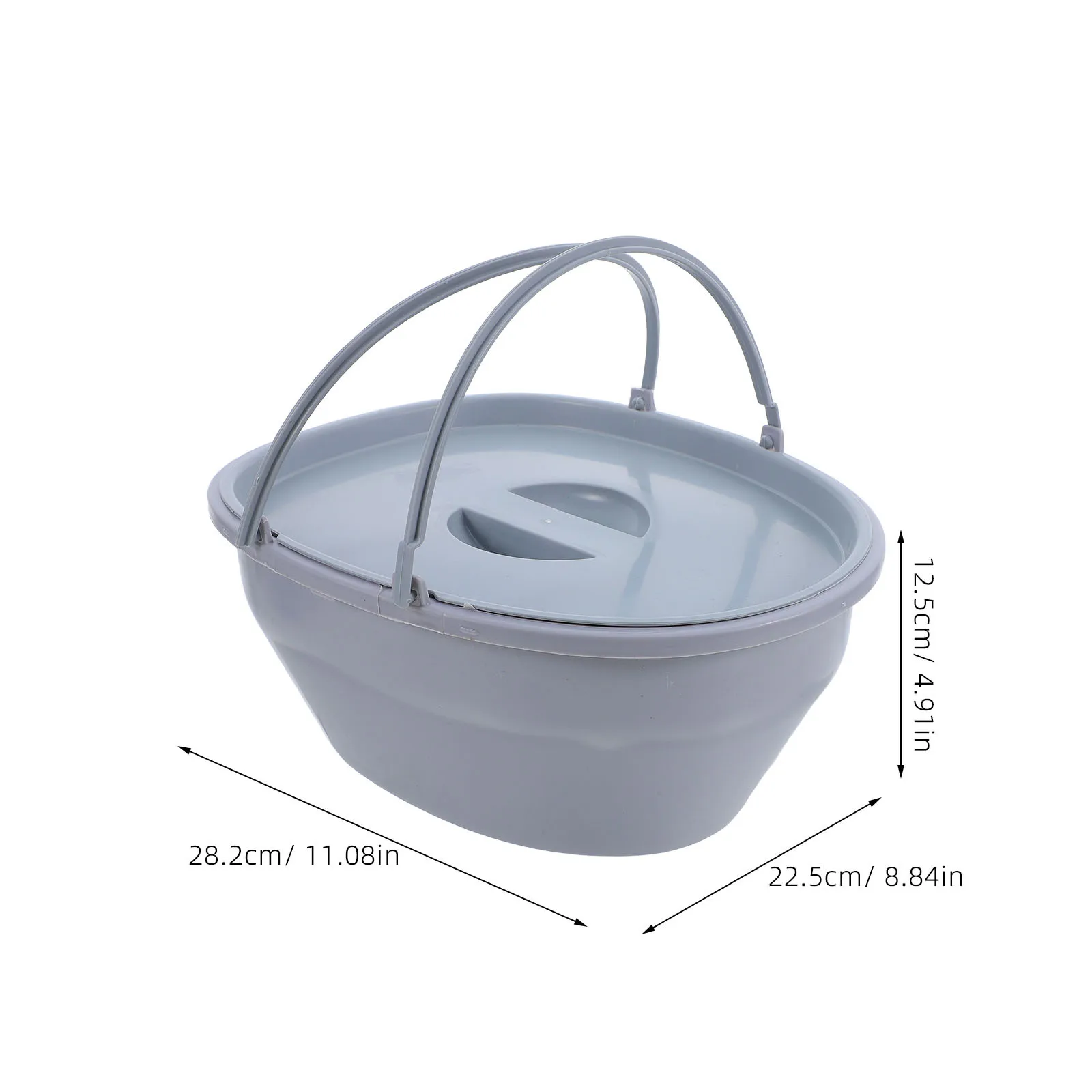 بطانة داخلية للمرحاض المحمول قابلة للإزالة، مقعد مرحاض مريح ومستقر لغرفة النوم وغرفة المعيشة والمستشفى