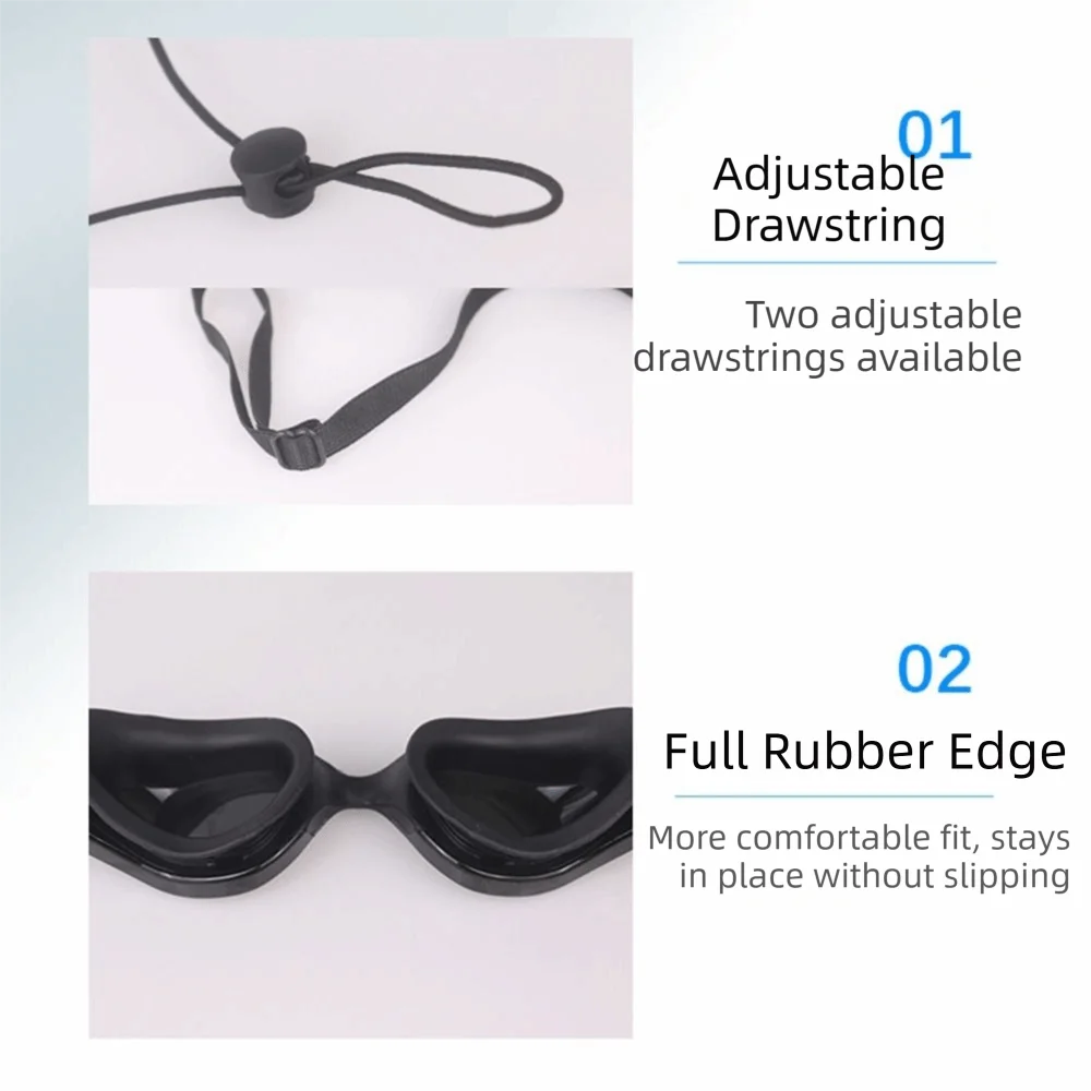 Laser Absorbing Beauty Salon Goggles Red Light Compatible with Zipper Box Laser Safety Goggles 400nm To 1200nm Wide View