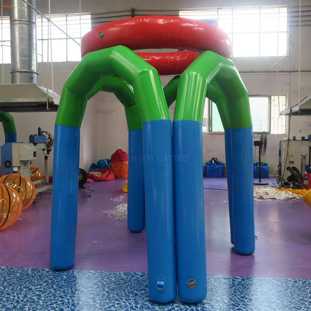 2m/3m Air Tight Inflatable Basketball Hoop Commercial Blow up Basketball Sport Game Team Building Carnival Party Rental Game