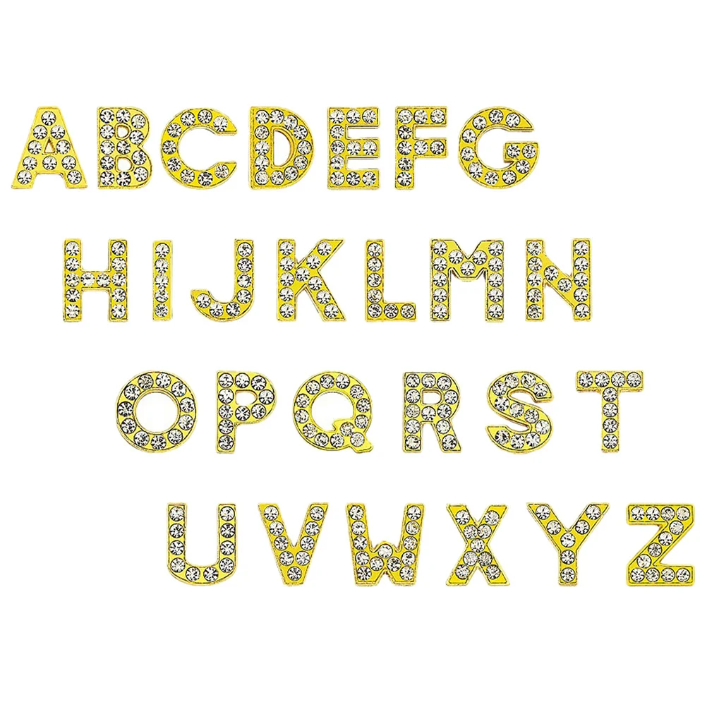 

26Pcs Letter Beads Jewelry Pendants Durable Polished for DIY Necklace Bracelet Earring Crafts Accessories Creative Jewelry