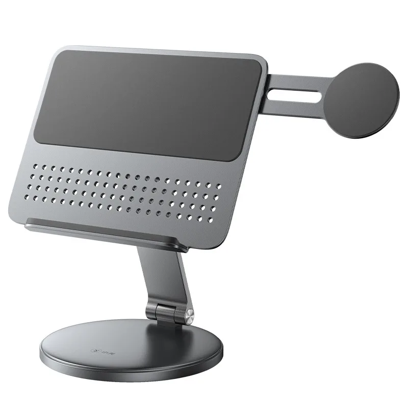 Mobile Phone Tablet Dual Device Stand Aluminum Alloy Desktop Suitable for IPad Tablet 360 Degree Rotating Tablet Support Bracket