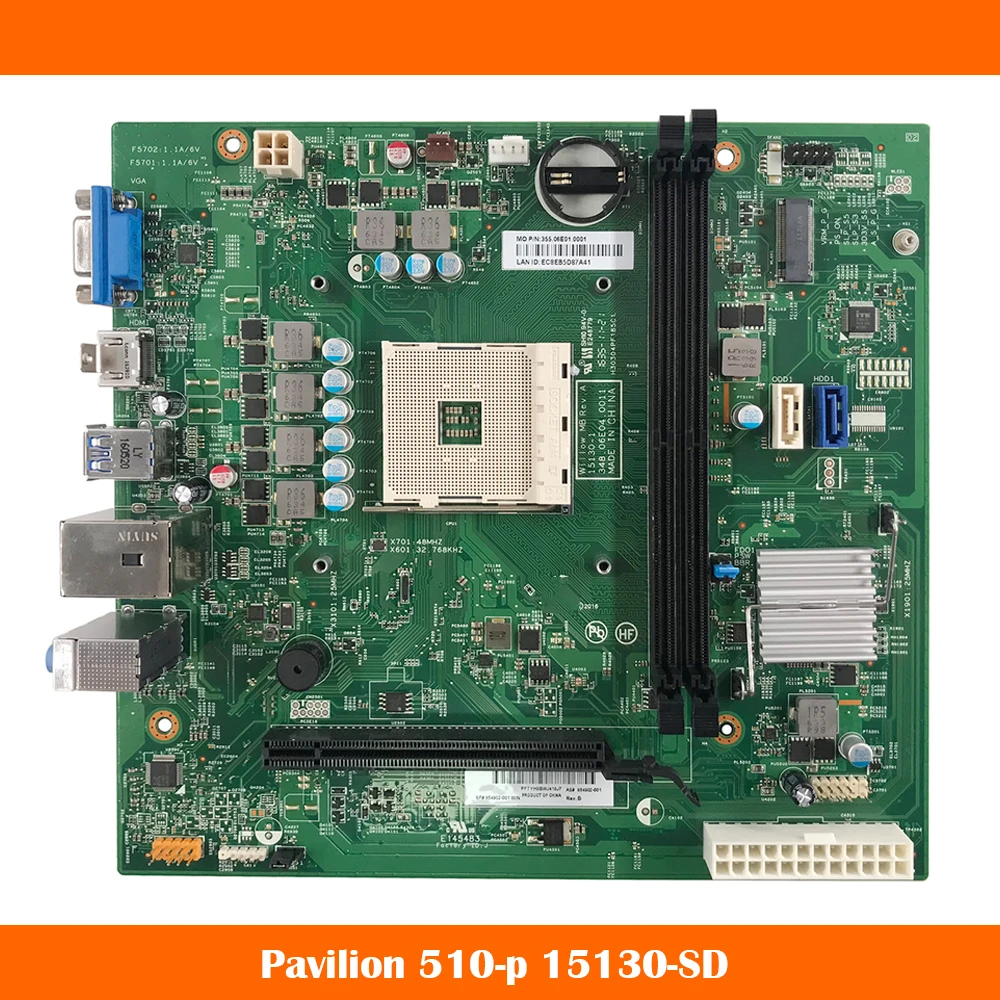 

Desktop Mainboard For HP Pavilion 510-p 15130-SD 854902-001 Motherboard Fully Tested