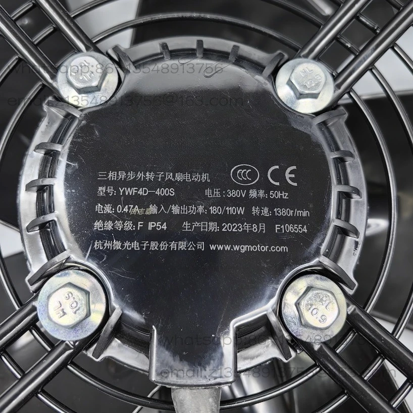 Three-phase asynchronous external rotor fan motor YWF4D-400S cold storage fan condenser cooling motor