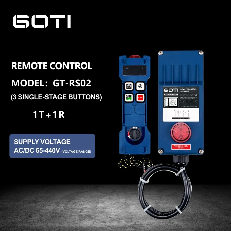 Imagem -05 - Goti-controle Remoto do Guindaste de Velocidade Dupla Interruptor de Velocidade Gt-rs02 Gt-rs04 Gt-rs06 Gt-rs08 Rússia Espanha Armazém