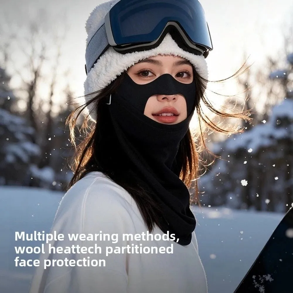 

Модная 3D-маска для катания на лыжах с флисовой подкладкой, дышащая, теплая, ветрозащитная, с защитой от УФ-излучения, для активного отдыха и спорта