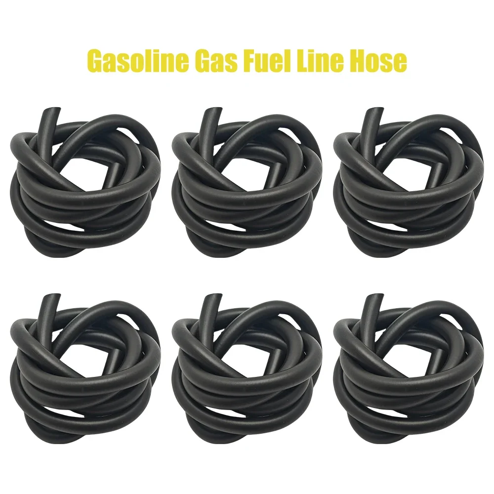 6pcs/lot 1M Gasoline Gas Fuel Line Hose For HONDA GX200 GX160 GX120 GX140 GX110 Engine Motor Generator Water Pump Trimmer