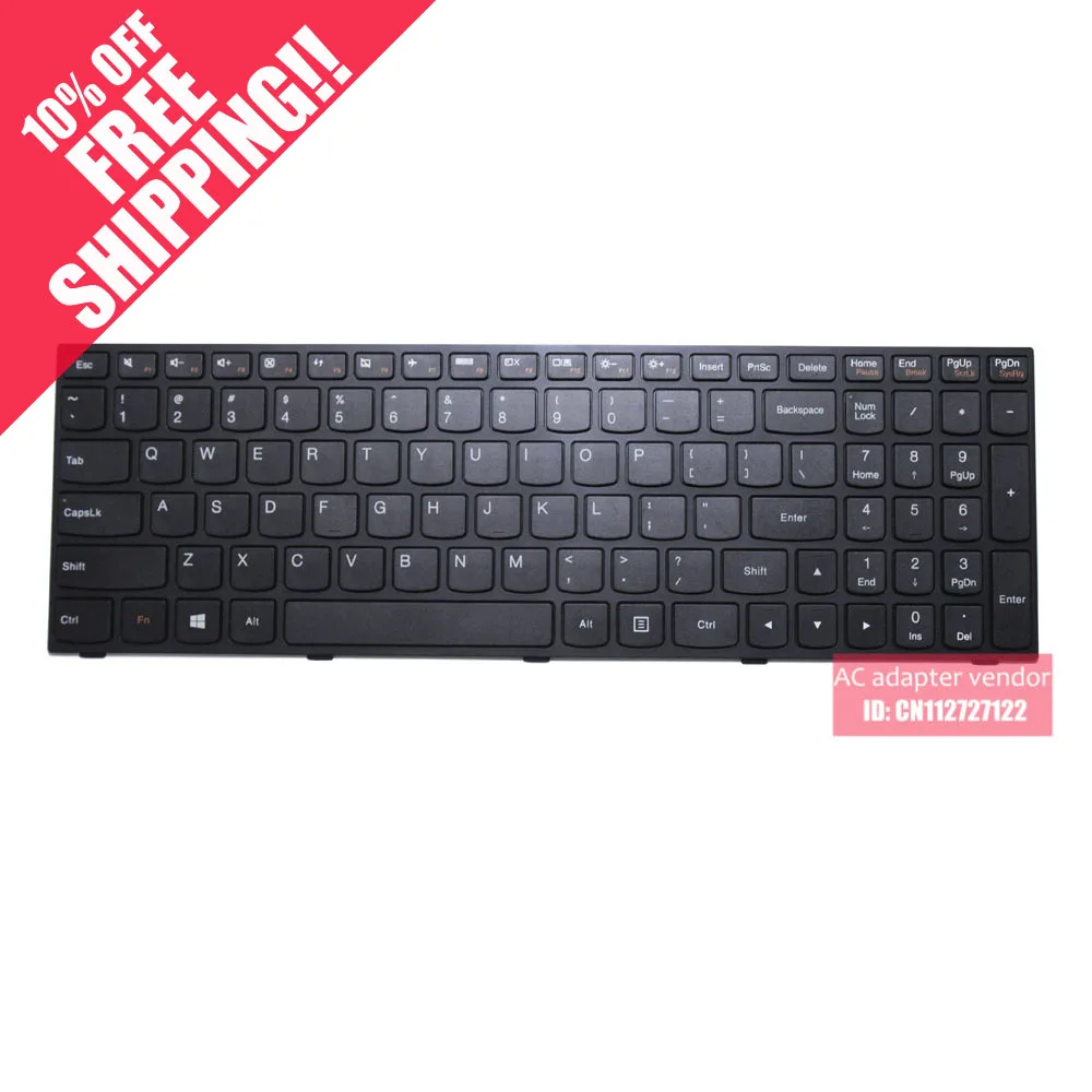 

New FOR LENOVO FOR LENOVO G50-30 G50-45 US English laptop keyboard with black box