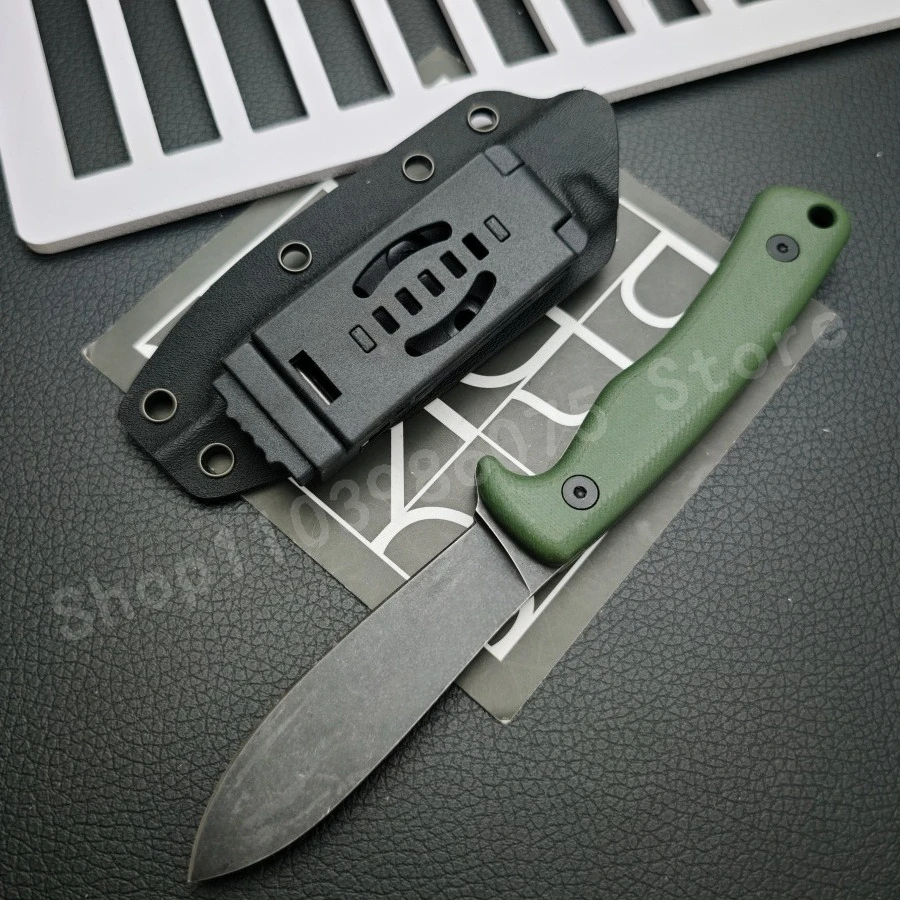 

ES-AGK Нож с фиксированным лезвием 1095, лезвие из высокоуглеродистой стали, ручка G10, многофункциональный портативный аварийный инструмент, нож для выживания в полевых условиях