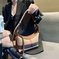 Couro genuíno Underarm Bag, Alta Capacidade, Luxo Bolsas De Ombro, Crossbody Bolsas, Designer De Marca, Tendências Bolsa, Nova Moda, 2023