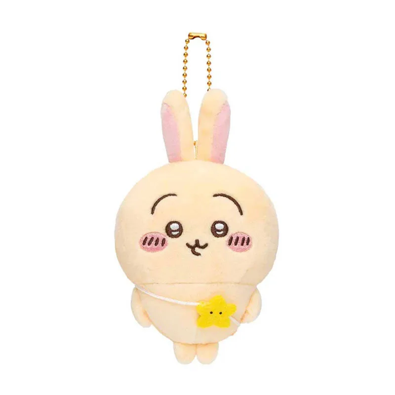 10Cm Miniso Cartoon Chiikawas Plush Doll Keychain Hachiwares Usagis Cute Pendant Outing Series Backpack Decoration Child Gifts images - 6