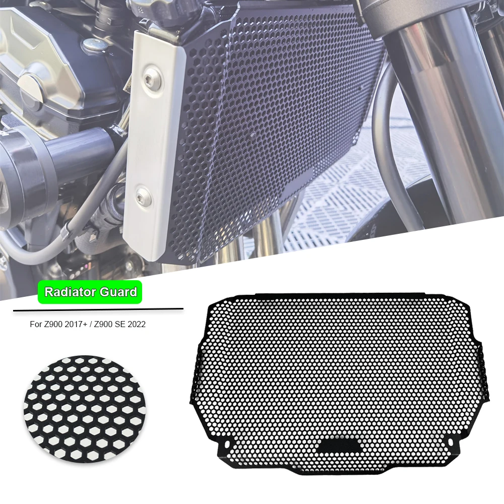 For 2017 2018 2019 2020 2021 2022 2023 Z900 Z 900 SE CNC Radiator Grill Guard Protector Cover Protection Motorcycle Accessories