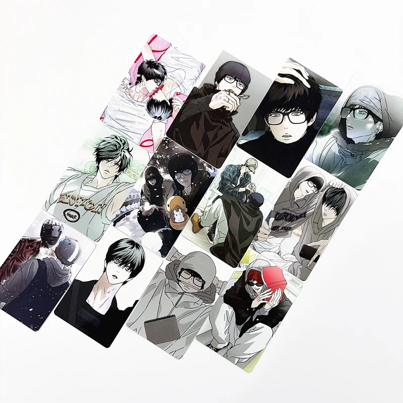 14PCS Korean BL Manhwa Happy Together Lomo Cards Set High Quality Photocard Manga Fans Collection Decor Gift - view 3