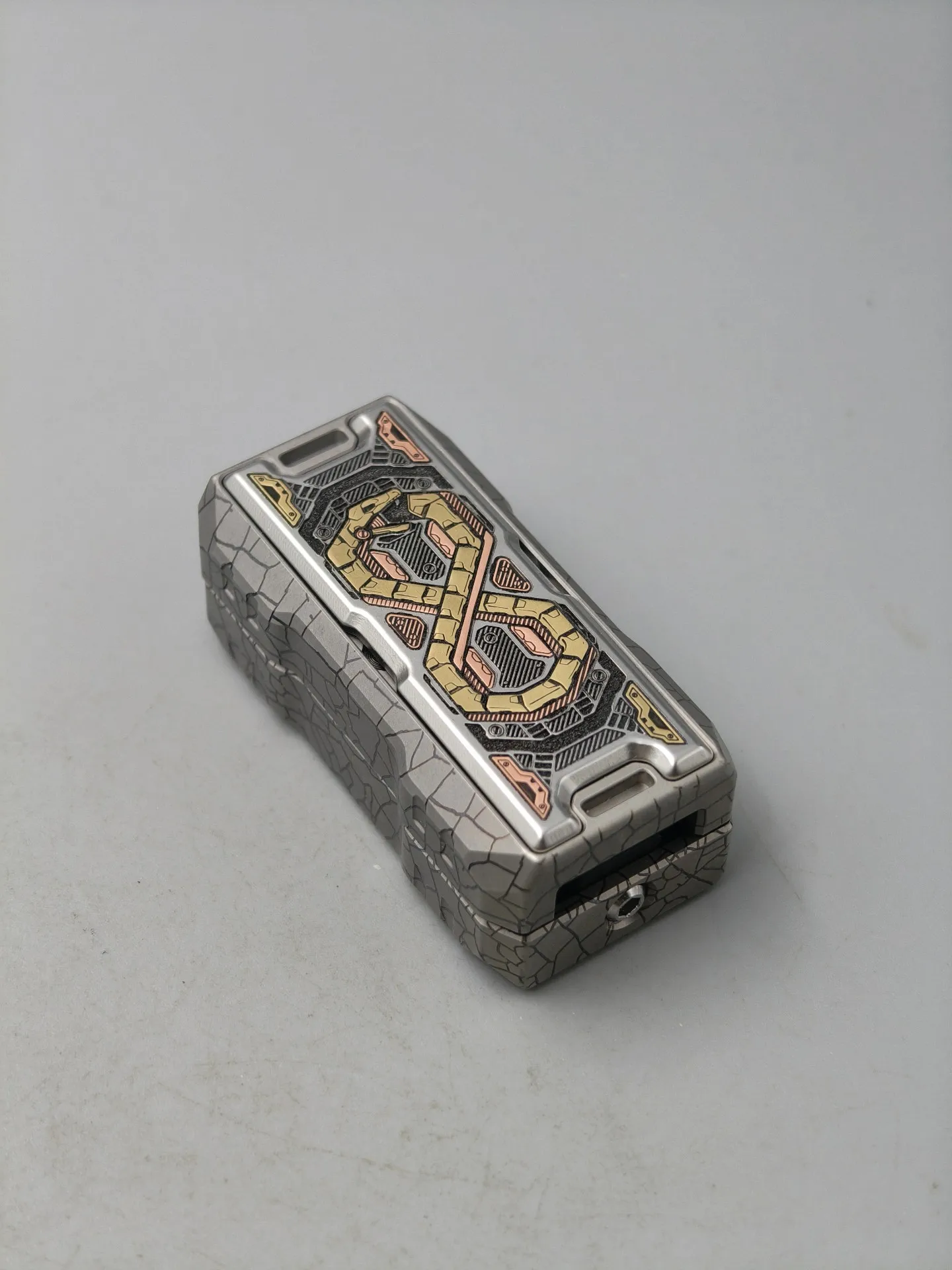 Southern cherry flag, oscillating core, titanium push card EDC, decompression toy