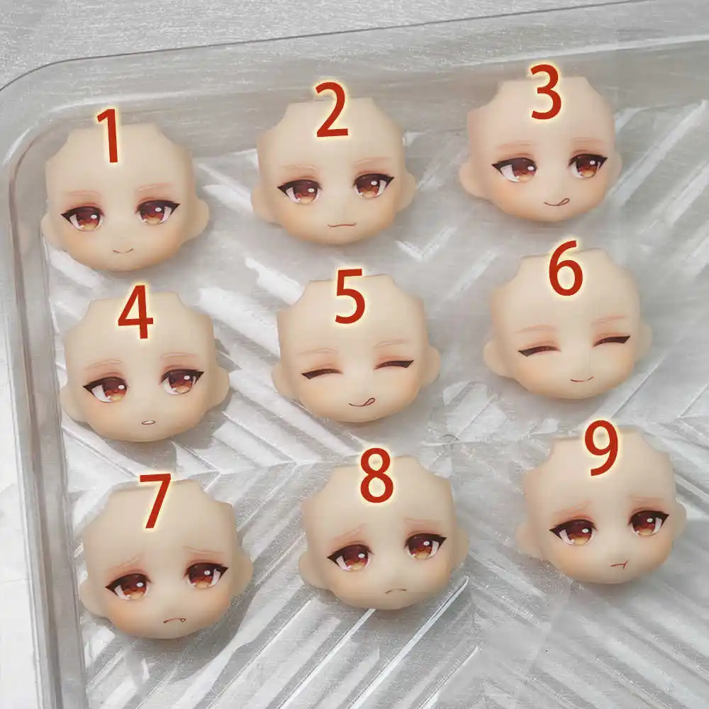 Genshin Impact Kaedehara Kazuha Ob11 Faceplates GSC Handmade Water Sticker Face Doll Accessories Game Props Anime Figure Toy Kid