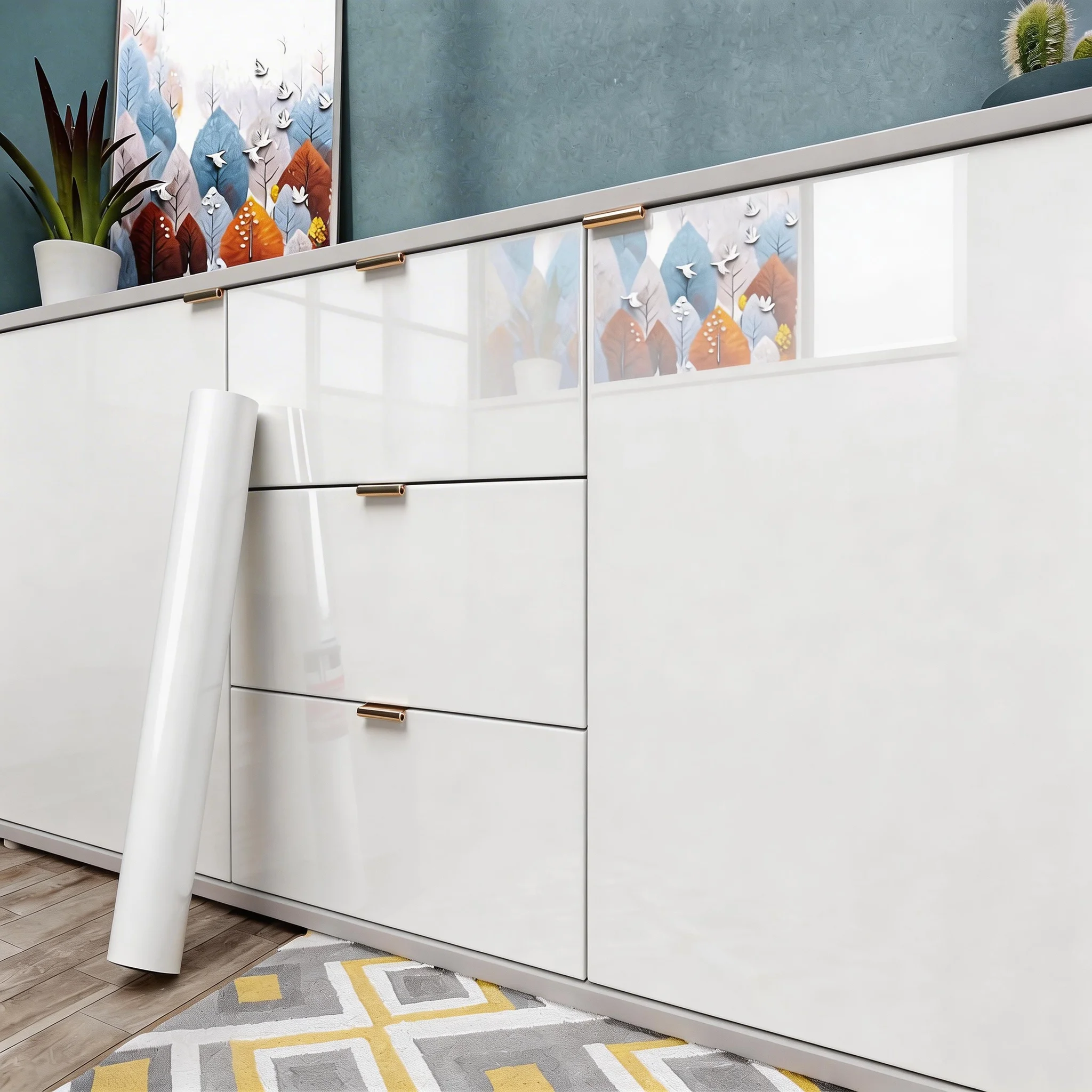 

Пленка ПВХ с эффектом жемчуга, водонепроницаемые обои для комнаты, самоклеящиеся, черно-белые, для шкафа, кухни, глянцевые, для мебели и стен