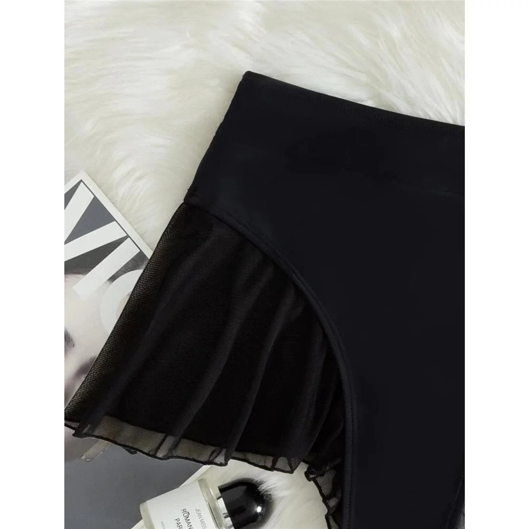 Neue sexy, gerüschte Mini-Micro-String-Bikinihose, Badehose für Damen, Bademode, brasilianische Tanga-Höschen, Unterwäsche V4267 – Detail 17