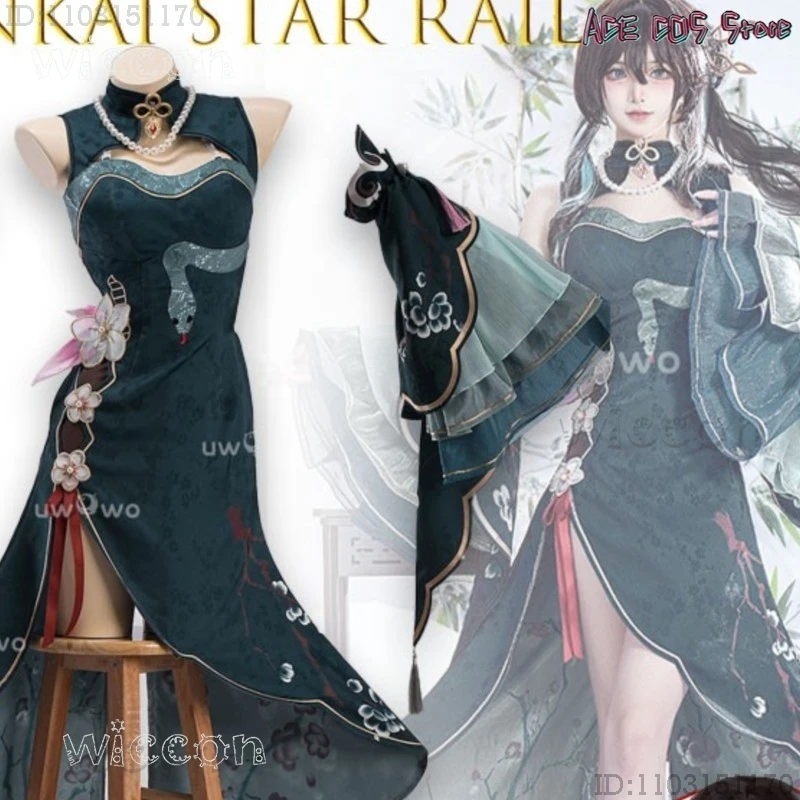 

disfraz mujer Honkai Star Rail Ruan Mei Lan Qing Xian Cosplay full costumes and sets Anime Game Roleplay