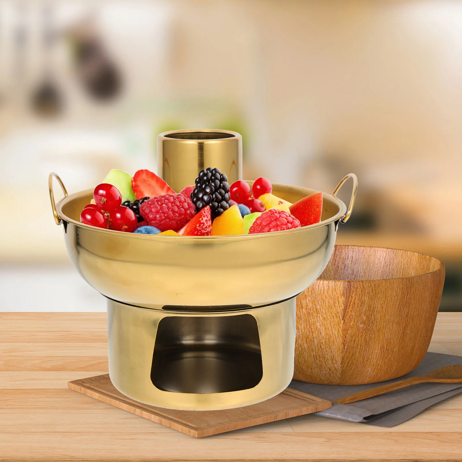 

Stainless Steel Dessert Pot Fruit Herbal Jelly Taro Hot Pan Bowls Grade Durability Energy Saving Fast Heat