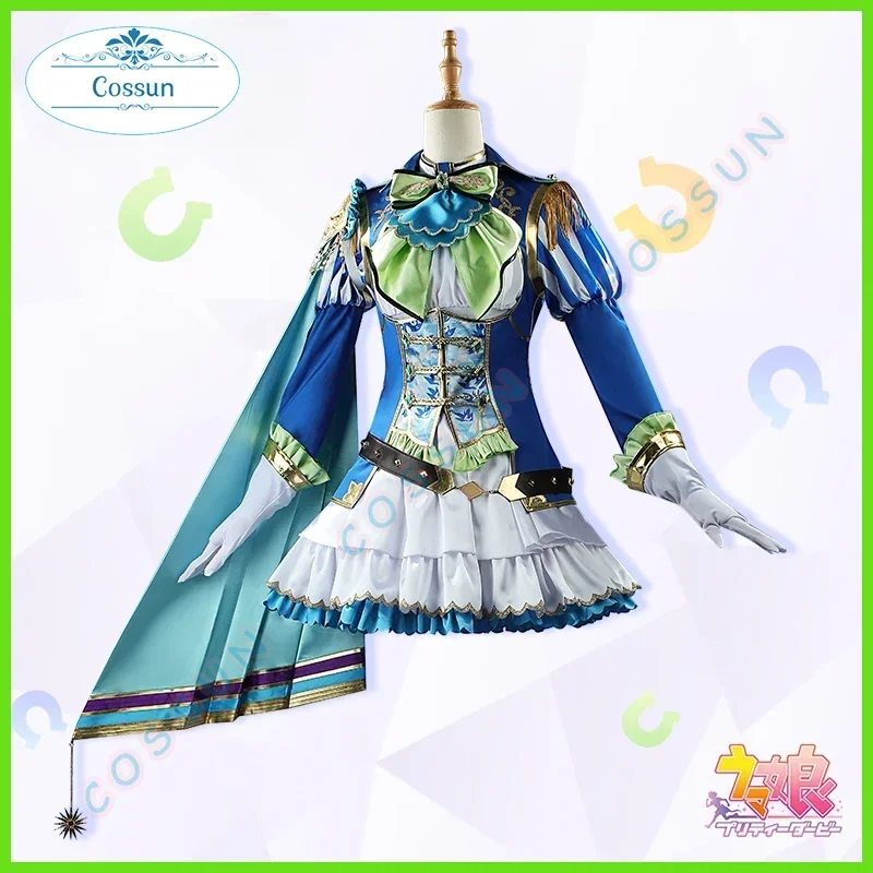 Anime Pretty Derby Satono Diamond Cosplay Costume Halloween Outfits Women New Suit Lovely Dress