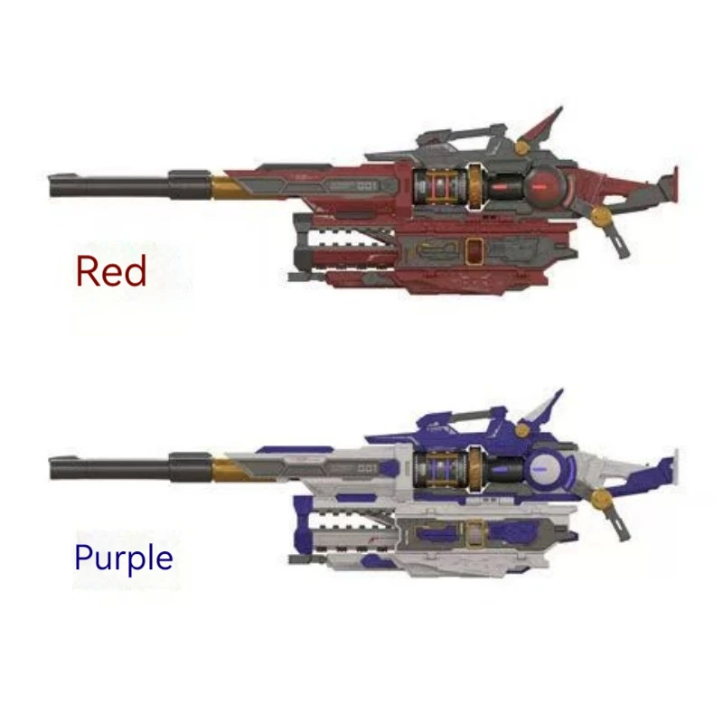 【IN VOORRAAD】QIANQIUSHANG magnetische railkanon zwaar laadtype met verlichting rood paars accessoires model kit humanoïde robot