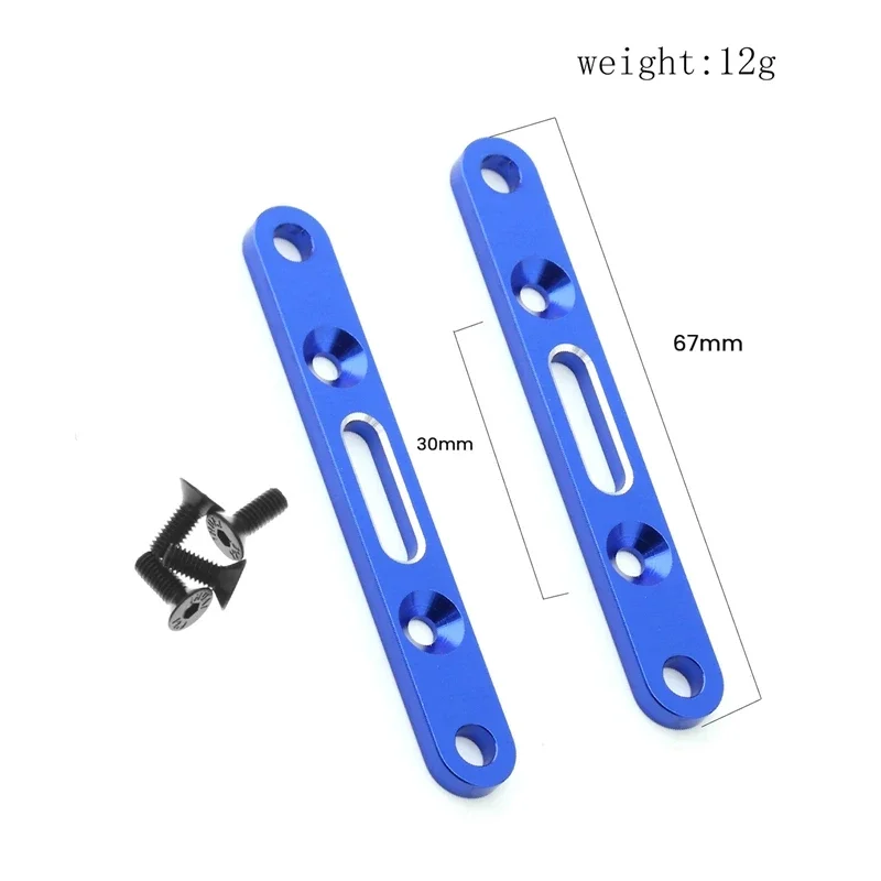 Aluminum Alloy Front Rear Arm Code ARA320589 ARA320590 for Arrma 1/8 Mojave RC Car Upgraded Accessories Black