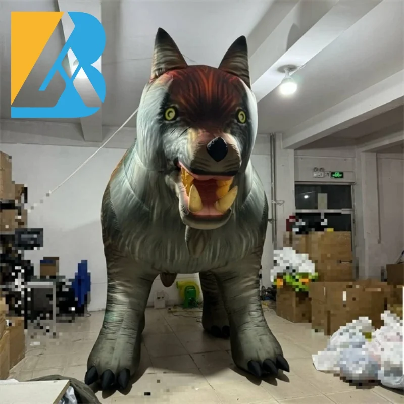 Bespoke Exhibition Display Giant Inflatable Animals Wolf for Fantasy Party Toys