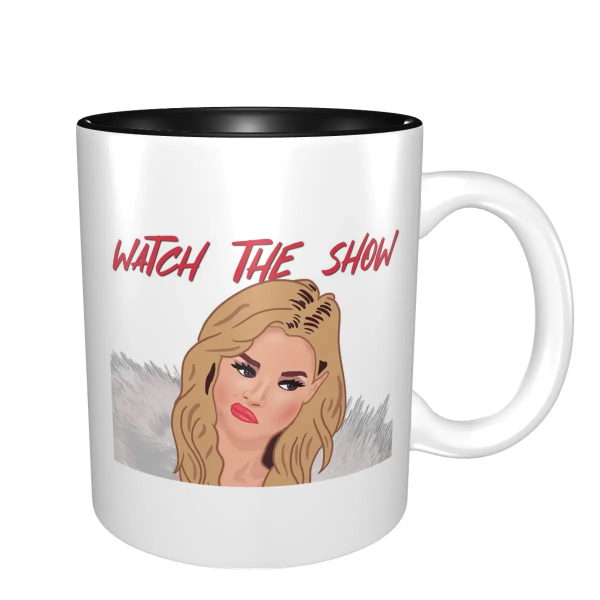 Denise Richards The Real Housewives Of Beverly Hills Watch The Show Mug Funny Ceramic Coffee Cups Tea Mugs Milk Cup Drinkware