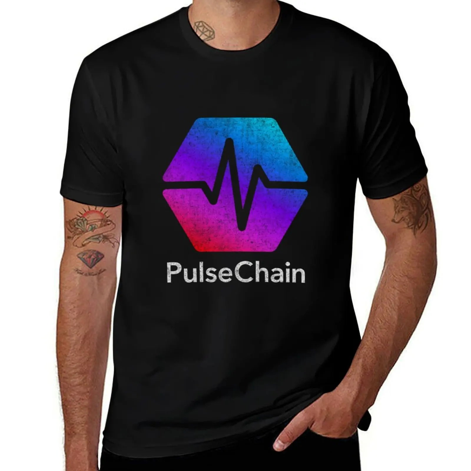 PulseChain - PulseChain Crypto HEX - HEX PulseChain Crypto PLS Logo Cryptocurrency Stake T-Shirt Breathable Travel T-Shirt