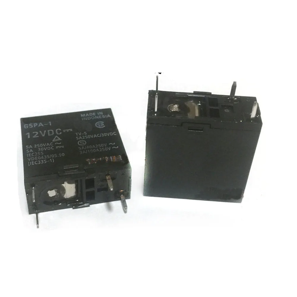 2PCS/LOT  100%Original New Relay G5PA-1-5VDC  G5PA-1-12VDC G5PA-9-9VDC  G5PA 1 9VDC  G5PA-1 9V 12V  4PIN 5A G5PA-2 24V 6-pin