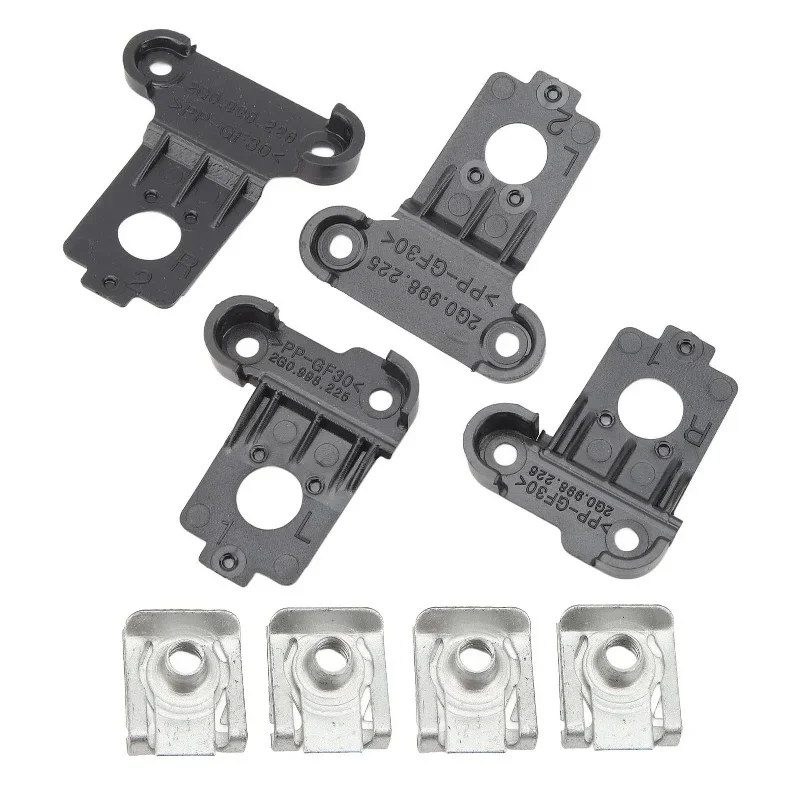 Car Headlamp Headlight Bracket Tab Repair Kit Left With Right Sides For Vw Polo Vi 2017-On 2G0998225 2G0998226 Car Accessories