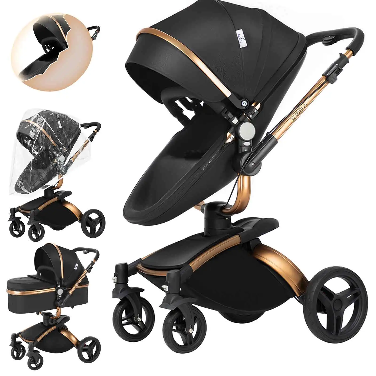 

2 In 1 Baby Walker Baby Carriage Baby Cars Baby Cart Baby Nest Stroller for Newborns Infant Toddler Multifunctional Children Mom