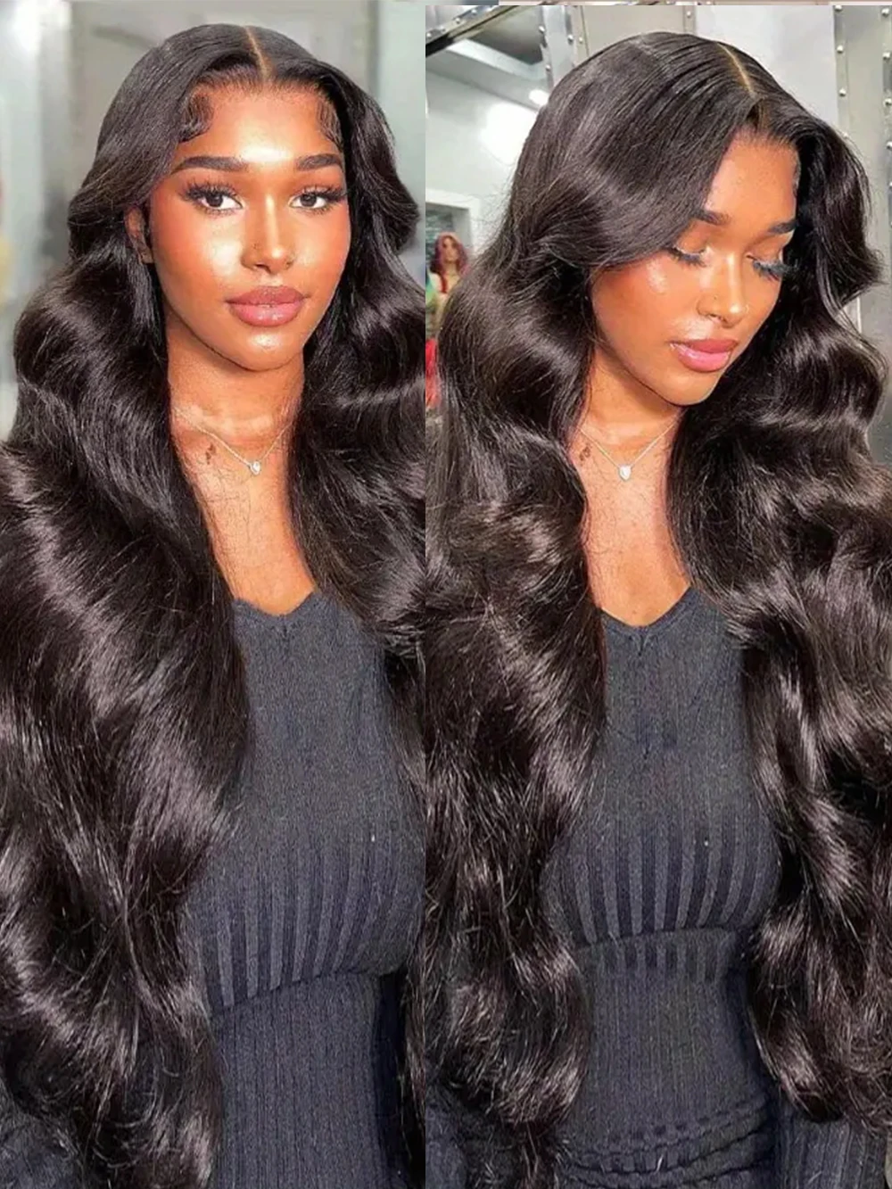 

360 Lace Frontal Wig Human Hair HD Transparent 13x4 Lace Front Wigs Body Wave 5x5 Closure Wig Pre Plucked With Baby Hair