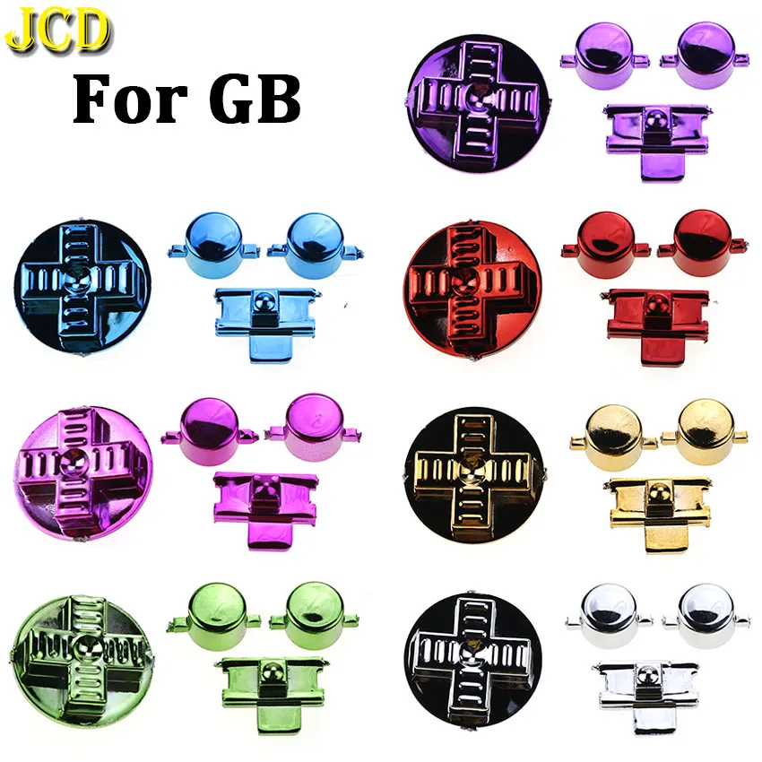 JCD Replacement Power ON OFF Key Keypads A B Direction Button D Pads For Gameboy GB DMG