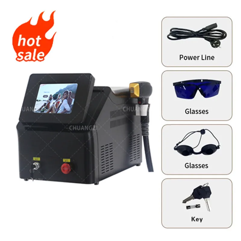 Portable Three-wavelength Permanent Hair Removal Laser 808nm Diode Laser Hair Removal Machine Safe And Painless Hair Removal