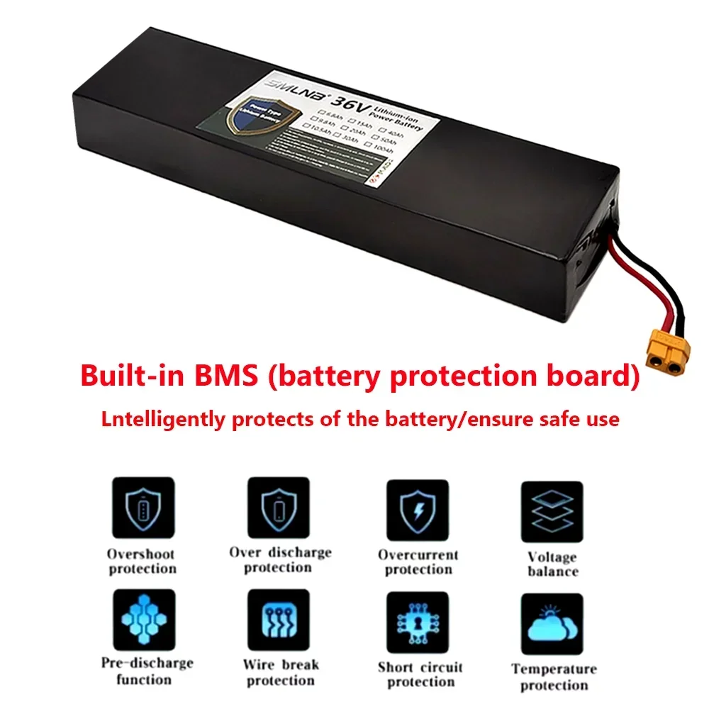 36 فولت 9800 مللي أمبير 10S3P ل KUGOO S1 ، S2 ، S3 سكوتر كهربائي مدمج BMS 18650 بطارية ليثيوم أيون 500 واط #3