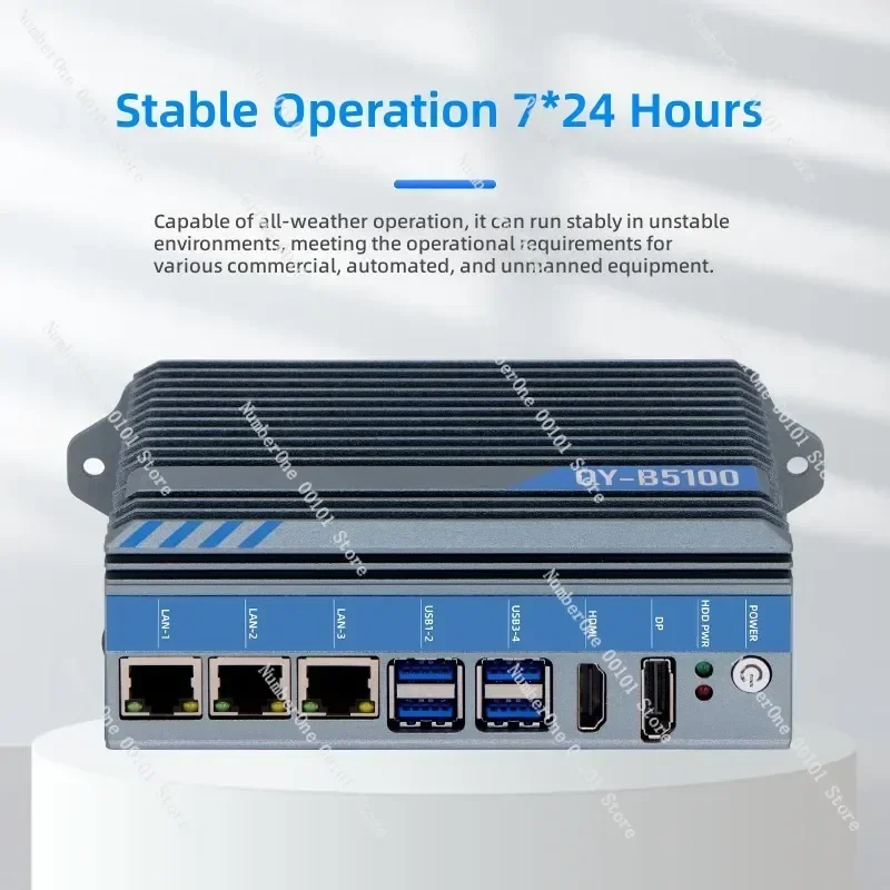Rack Mounted Industrial Control Host Mini PC Server Grade Embedded Microcomputer for Automation System