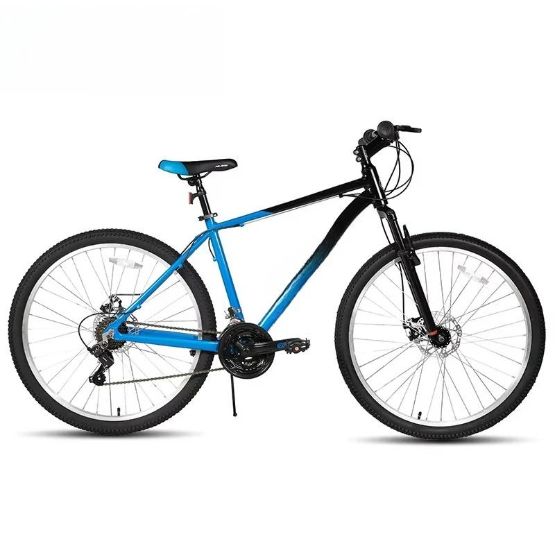 

Aluminum Alloy Frame 18-Speed Front and Rear Disc Brake Mountain Bike (Size M) 26-Inch & 27.5-Inch Adult Bicycle