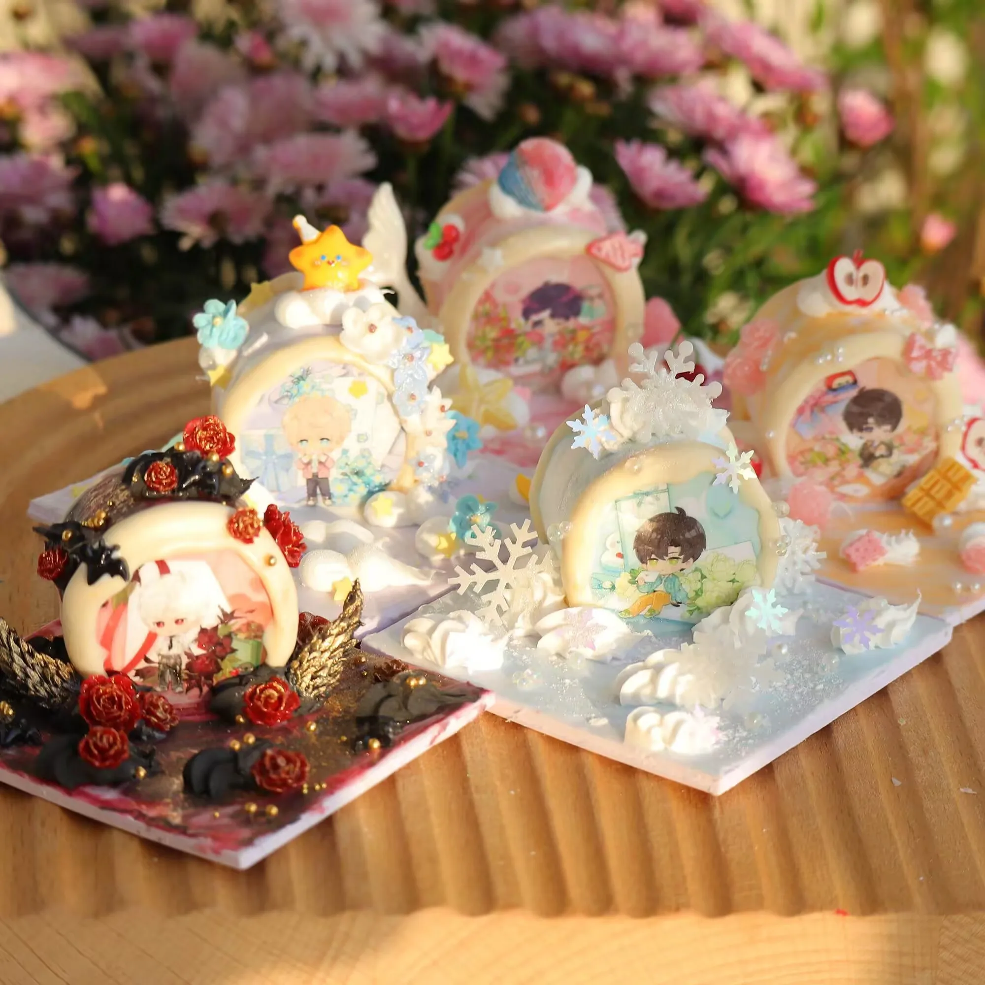 "الحب والمساحة العميقة، 'Shen Xing يعود إلى Qi Yu، Li Shenxia Daytime Qin Che' كعكة الطين، دمية هدية أصلية.