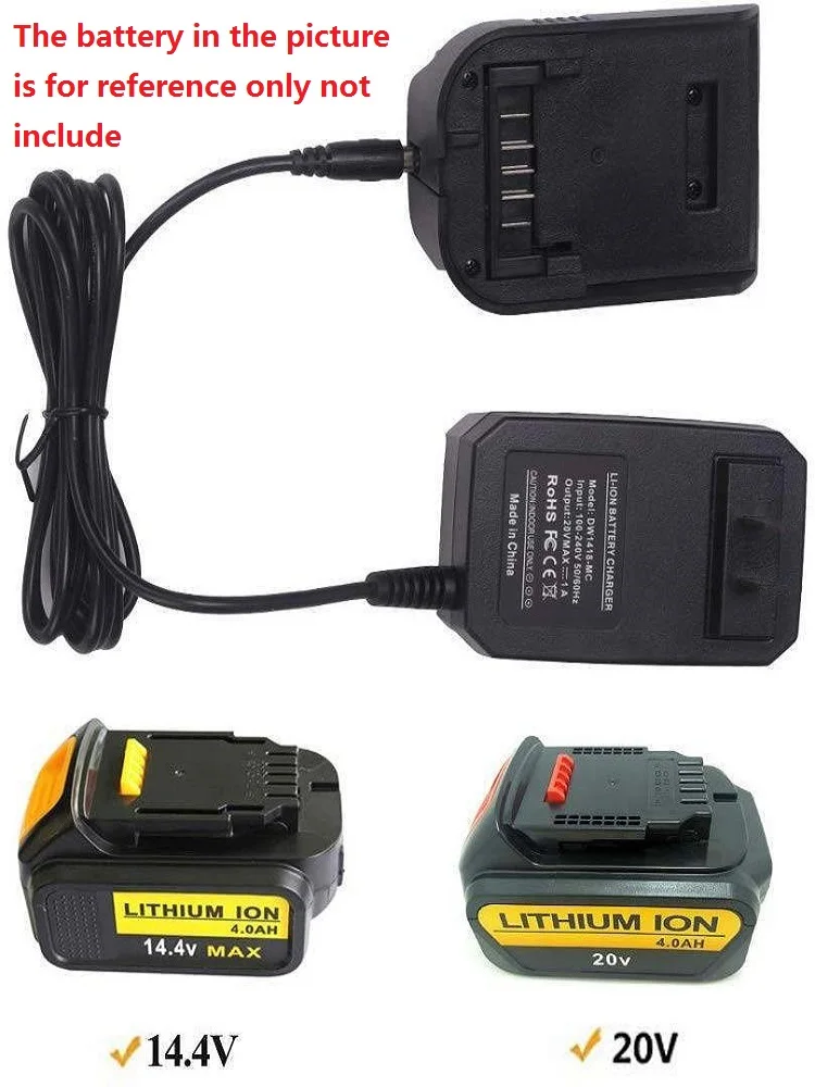 Battery charger for Dewalt 14.4V 18V 20V Li-ion battery DCB201 DCB200 DCB 201 DCB203 DCB205 DCB206 DCB181, DCB180 free return