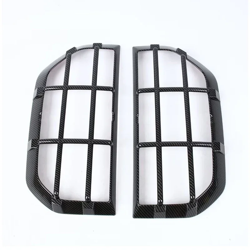 Tail Light Cover Guard Carbon Fiber Surround Taillight Auto Parts For BYD FangChengBao Leopard 5 Car Accessories 2023