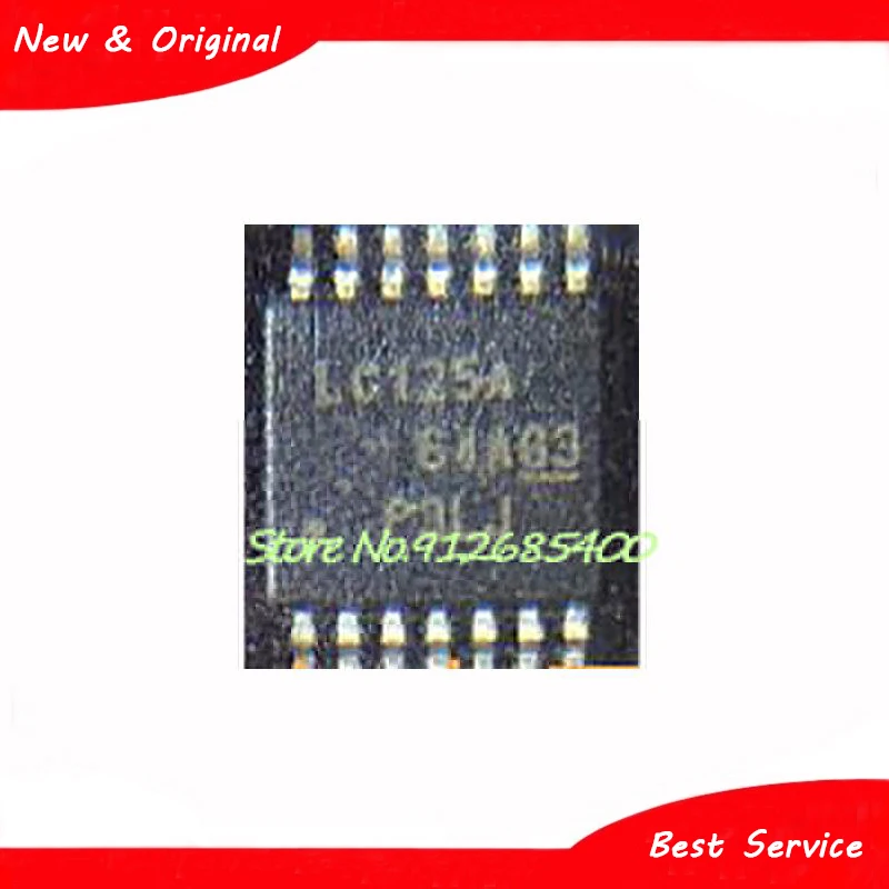 10 Pcs/Lot SN74LVC125APWR LC125A TSSOP14 New and Original In Stock