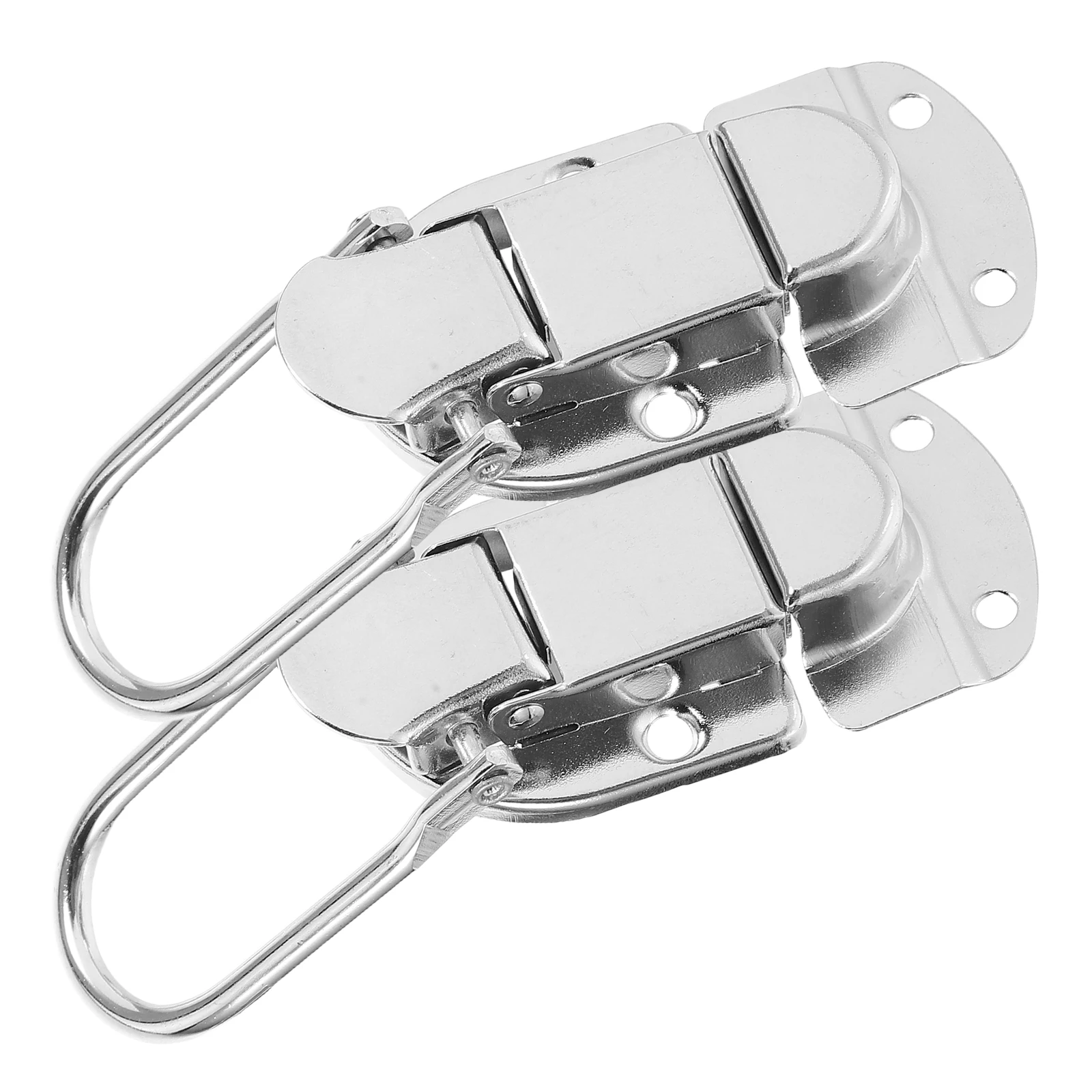 

2 Pcs Makeup Box Lock Latch Buckles Retro Cabinet Drawer Hardware Decorative Zinc Alloy Durable Wooden BoxLatch Selflocking
