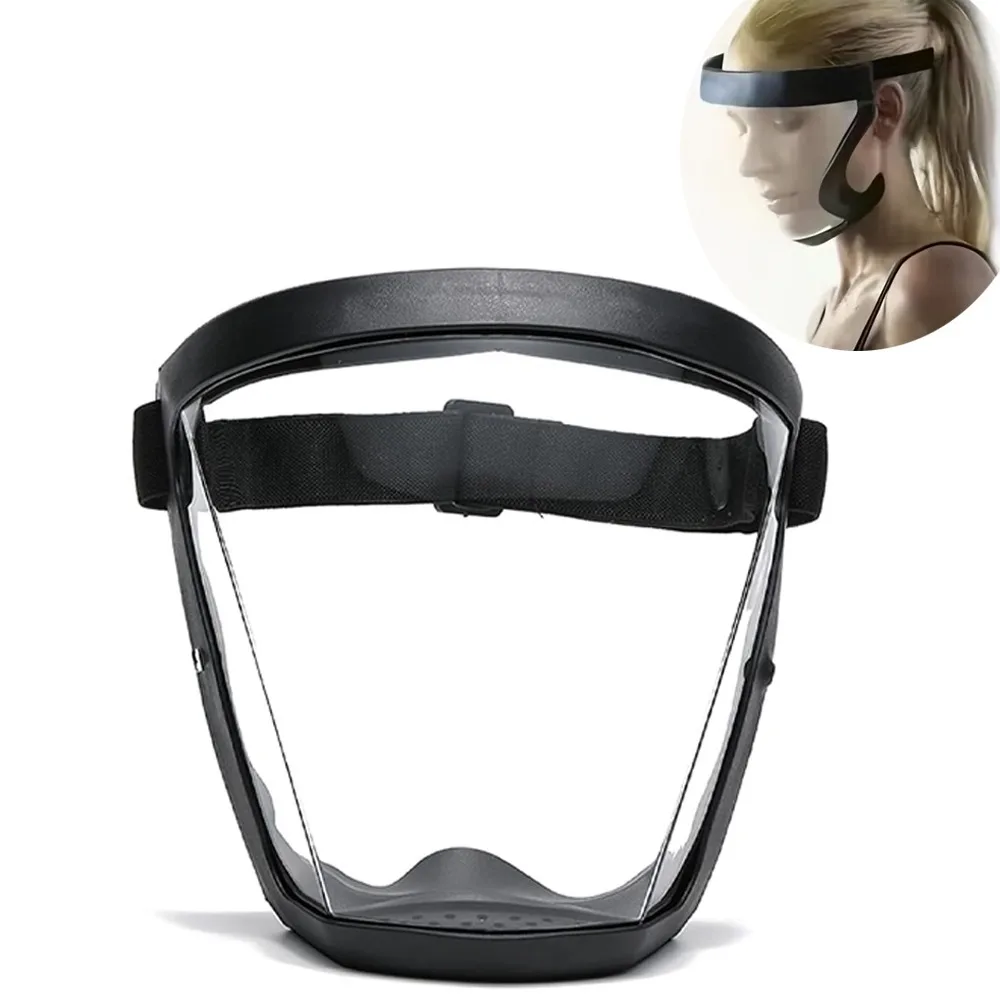 Best Face Protector with Adjustable Buckle Protective Mask Anti fo Mask ReusableHeat resistantPlastic Mask To Keep Your FaceSafe