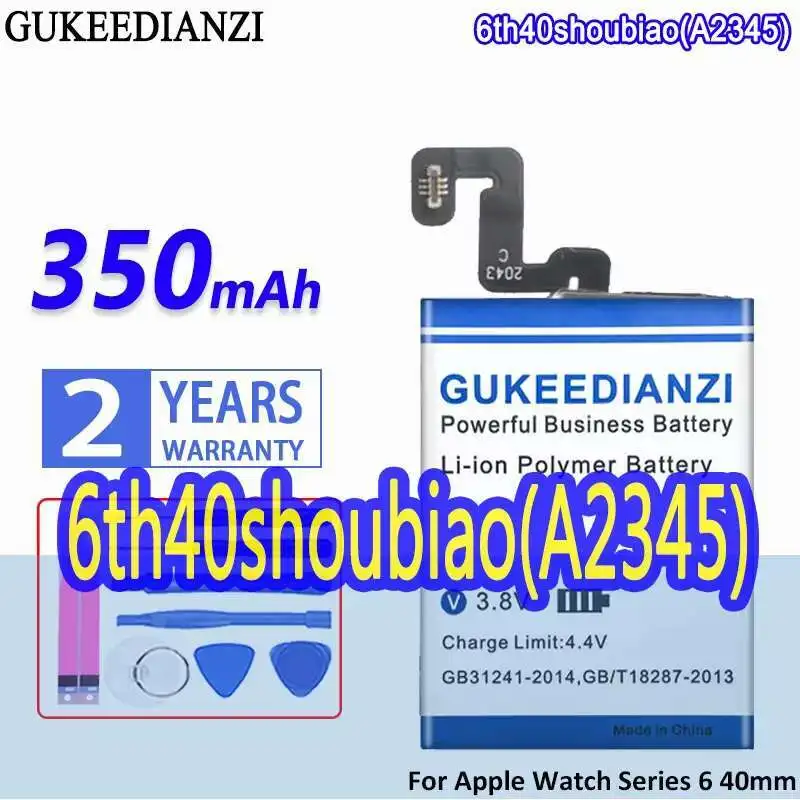 

For Apple Watch Series 6 S6 40Mm A2345 350Mah Battery Durable