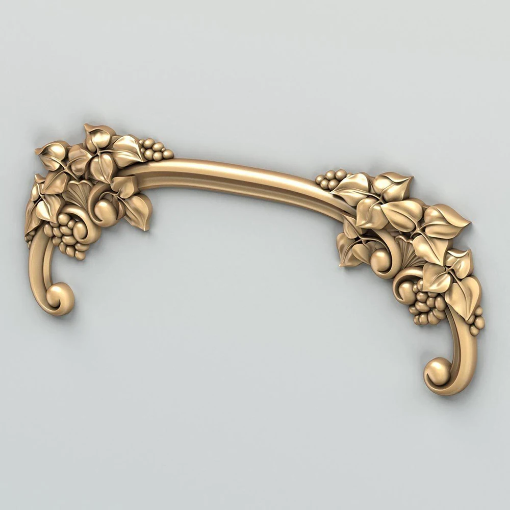 Super Visual Handle ที่จับยุโรปที่จับลิ้นชัก Double Hole สไตล์ Pastoral
