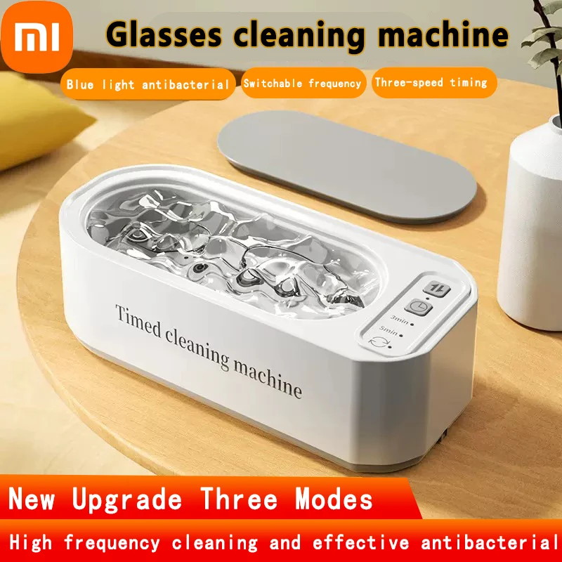 

Xiaomi High-frequency Cleaning Machine 45KHZ Ultrasonic Vibration Jewelry Cleaner Machine 360° Timing Washing Eyeglass Jewelry